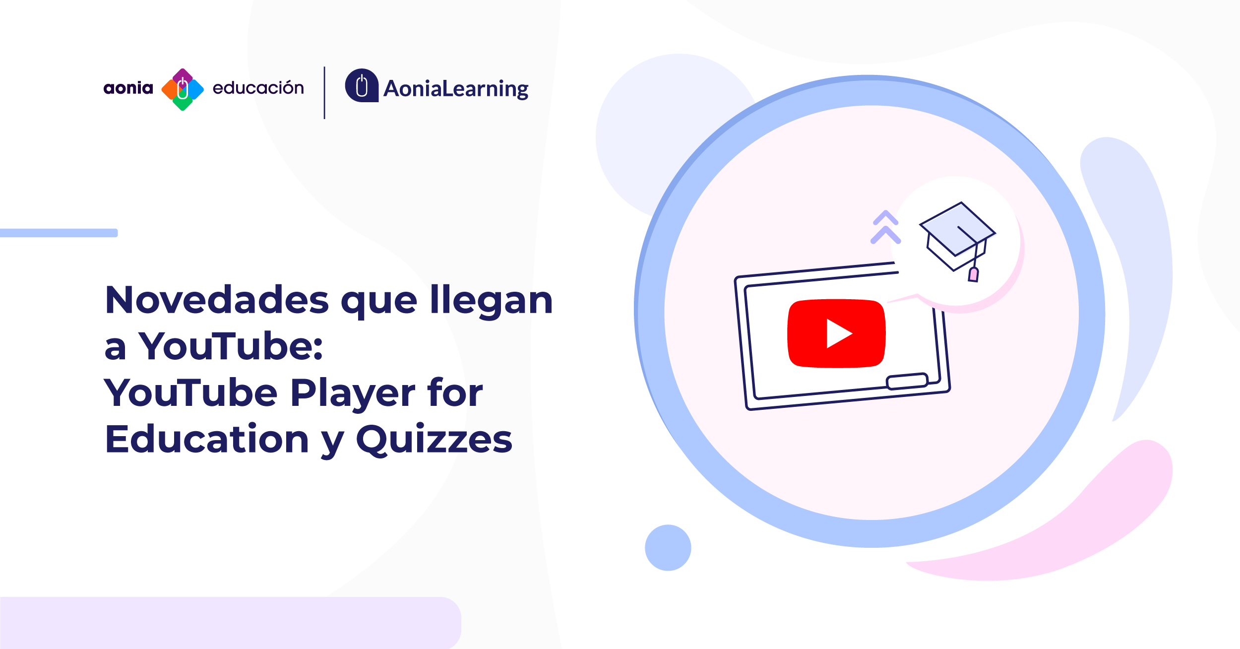 Novedades que llegan a YouTube: YouTube Player for Education y Quizzes